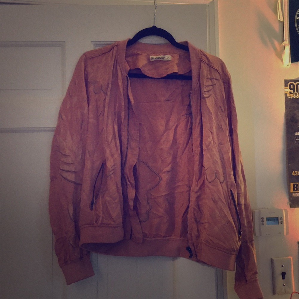 Pink Silk Bomber